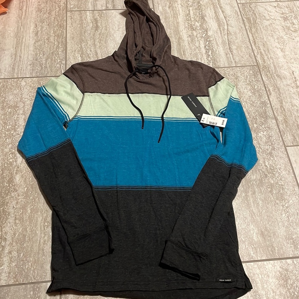 Ocean Current Hoodie Long Sleeve Shirt